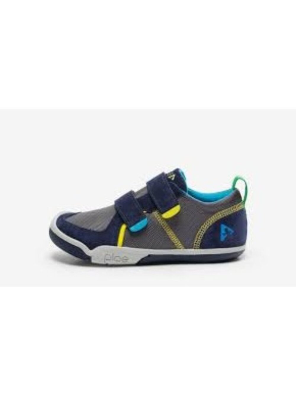 Plae Ty Navy/Steel Sneakers, Size 6
